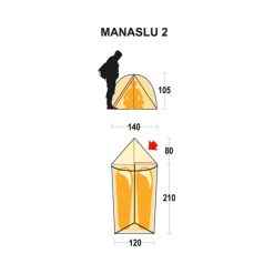 چادر کوهنوردی دو نفره فرینو ماناسلو – Ferrino Manaslu 2 Tent