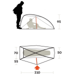 چادر کوهنوردی 1 نفره نمسی فرینو – Ferrino Nemesi 1 tent