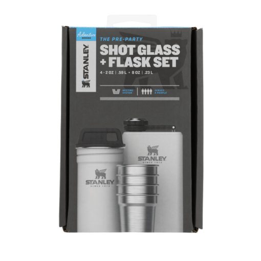 ست شات و قمقمه کتابی استنلی Stanley Adventure Steel Shots + Flask
