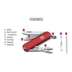 کیس سیلیکونی چاقوی سایز کوچک ویکتورینوکس – Victorinox Classic SD -4.0453