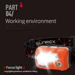 چراغ پیشانی سانری 300 لومن Sunree YoudoX HeadLamp