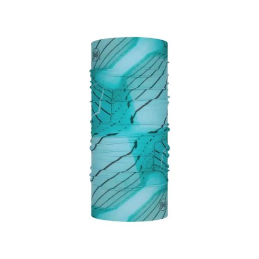 دستمال سر و گردن باف Buff Original Eco stretch Geo-pool aqua