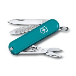 چاقوی 7 کاره کلاسیک فیروزه ای ویکتورینوکس – Victorinox Classic SD – 0.6223.23g