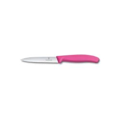 چاقوی تیغه دندانه دار سوئیسی صورتی ویکتورینوکس Victorinox Swiss Classic Paring Knife 6.7736.L5