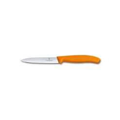 چاقوی تیغه صاف سوئیسی نارنجی ویکتورینوکس Victorinox Swiss Classic Paring Knife 6.7706.L119