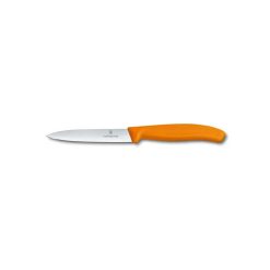 چاقوی تیغه صاف سوئیسی نارنجی ویکتورینوکس Victorinox Swiss Classic Paring Knife 6.7706.L119