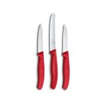 چاقوهای آشپزخانه ویکتورینوکس (مجموعه 3 عددی قرمز) victorinox 6.7111.3