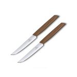 چاقوی کلاسیک دسته چوبی (دو عددی) آشپزخانه ویکتورینوکس -  Victorinox Swiss Modern 2 Piece Steak Knife Set 6.9000.12g - Image 3