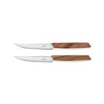 چاقوی کلاسیک دسته چوبی (دو عددی) آشپزخانه ویکتورینوکس -  Victorinox Swiss Modern 2 Piece Steak Knife Set 6.9000.12g - Image 5