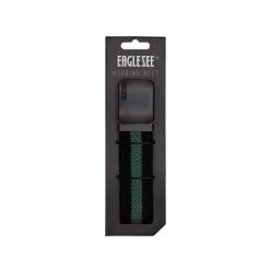 کمربند ایگلسی مدل خط‌دار مشکی سبز – Eaglesee Green Line Belt