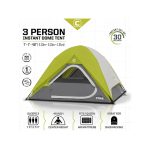 چادر اتوماتیک کمپینگ کر سه نفره – 40005 Core 3 Person Instant Dome Tent