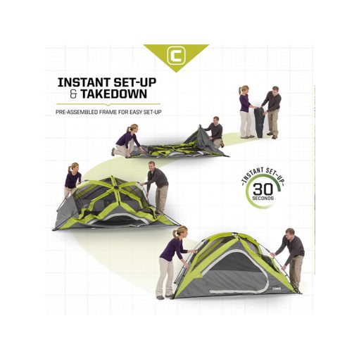 چادر اتوماتیک کمپینگ کر سه نفره – 40005 Core 3 Person Instant Dome Tent