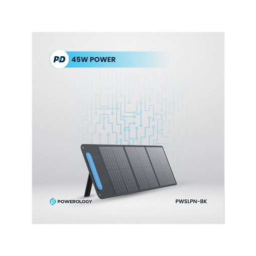 پنل خورشیدی پاورولوژی – Powerology Portable Solar Panel 60W