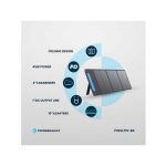 پنل خورشیدی پاورولوژی – Powerology Portable Solar Panel 60W