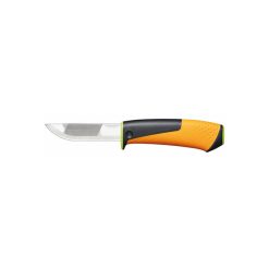 چاقو طبیعتگردی فیسکارس – Fiskars Heavy duty knife + Sharpener