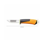 چاقو طبیعتگردی فیسکارس – Fiskars Heavy duty knife + Sharpener