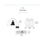 چادر دو نفره نیچرهایک مدل Naturehike Star river NH17T012-T