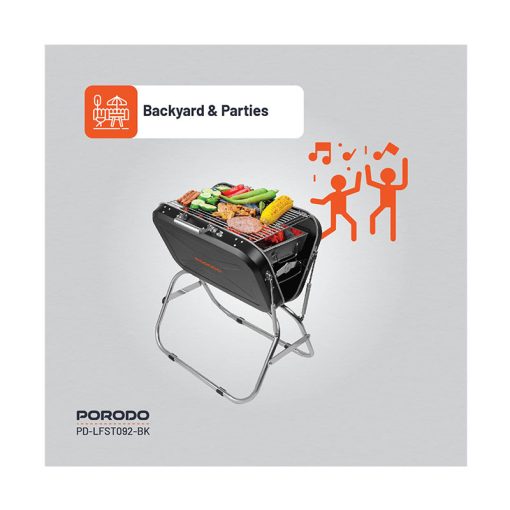 باربیکیو تاشو پرودو  PORODO portable folding