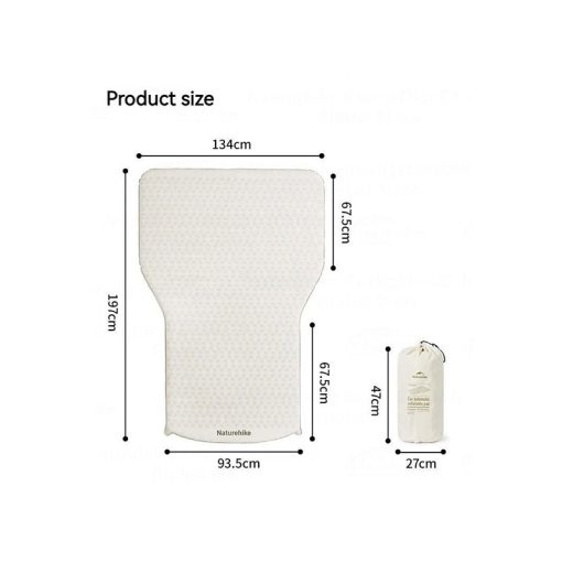 تشک بادی-الیاف خودرو دو نفره نیچرهایک مدل Naturehike CNK2450WS010