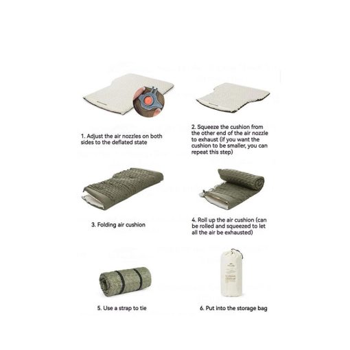 تشک بادی-الیاف خودرو دو نفره نیچرهایک مدل Naturehike CNK2450WS010