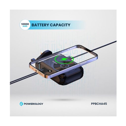 پاور بانک وایرلس و شارژر پاورولوژی powerology 10000 mAh Magsafe