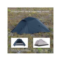 چادر دو نفره  نیچرهایک مدل Naturehike Cloud Up2 NH17T001-T 20D