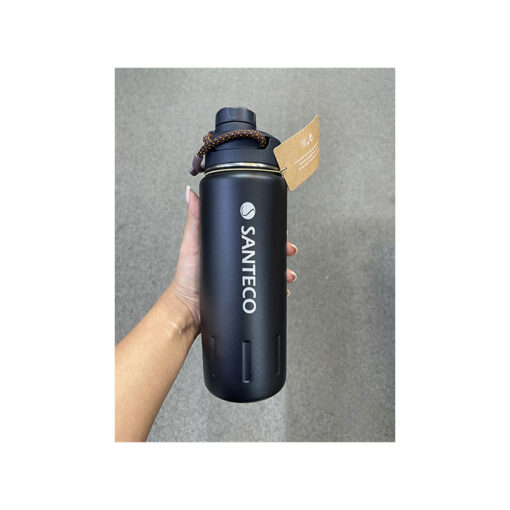 کالای ایراد دار قمقمه استیل سانتکو مشکی Open Box Santeco K2 Sports Bottle 710ml