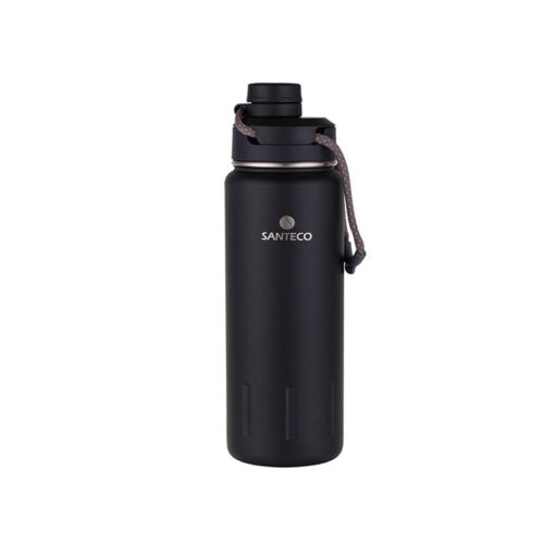 کالای ایراد دار قمقمه استیل سانتکو مشکی Open Box Santeco K2 Sports Bottle 710ml