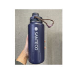 کالای ایراد دار قمقمه استیل سانتکو سرمه ای Open Box Santeco K2 Sports Bottle 950ml