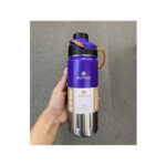 کالای ایراد دار قمقمه ورزشی استیل سانتکو بنفش Open Box Santeco K2 Sports Bottle 500ml