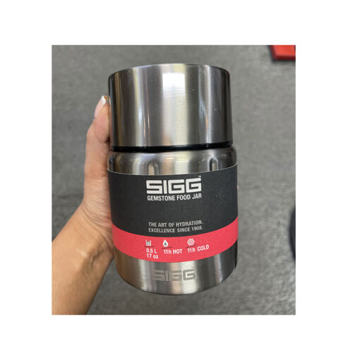 کالای ایراد دار فلاسک غذا سیگ مدل جم استون استیل– open Box Sigg Food Jar Gemstone 0.5l