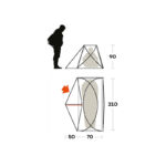 چادر یک نفره فرینو مدل سولو Ferrino tent solo 1 - Image 4