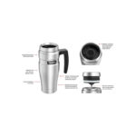 ماگ دسته دار ترموس کینگ - thermos stainless king travel mug 470ml - Image 4